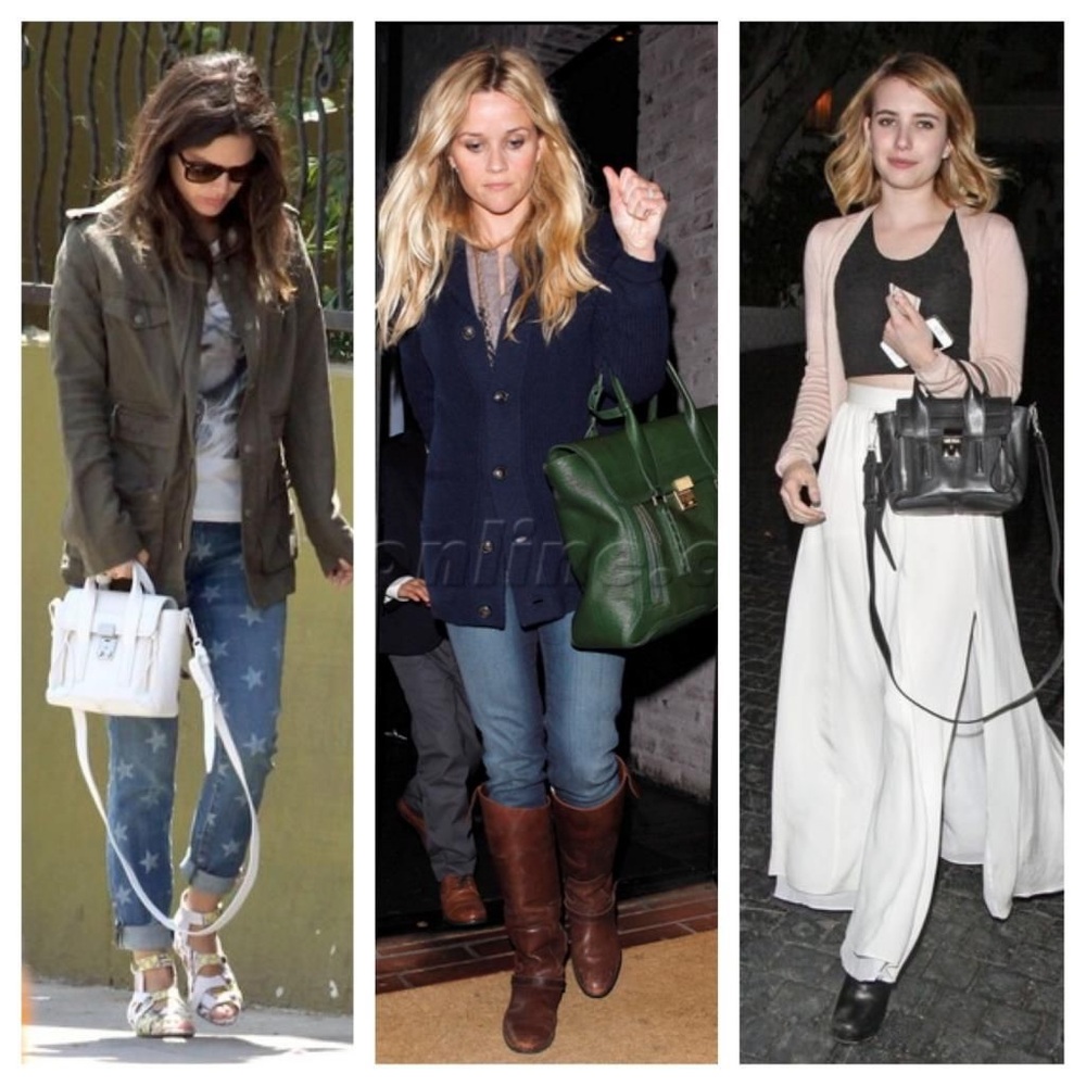 3.1 Phillip Lim Pashli Medium Satchel in Ink Navy